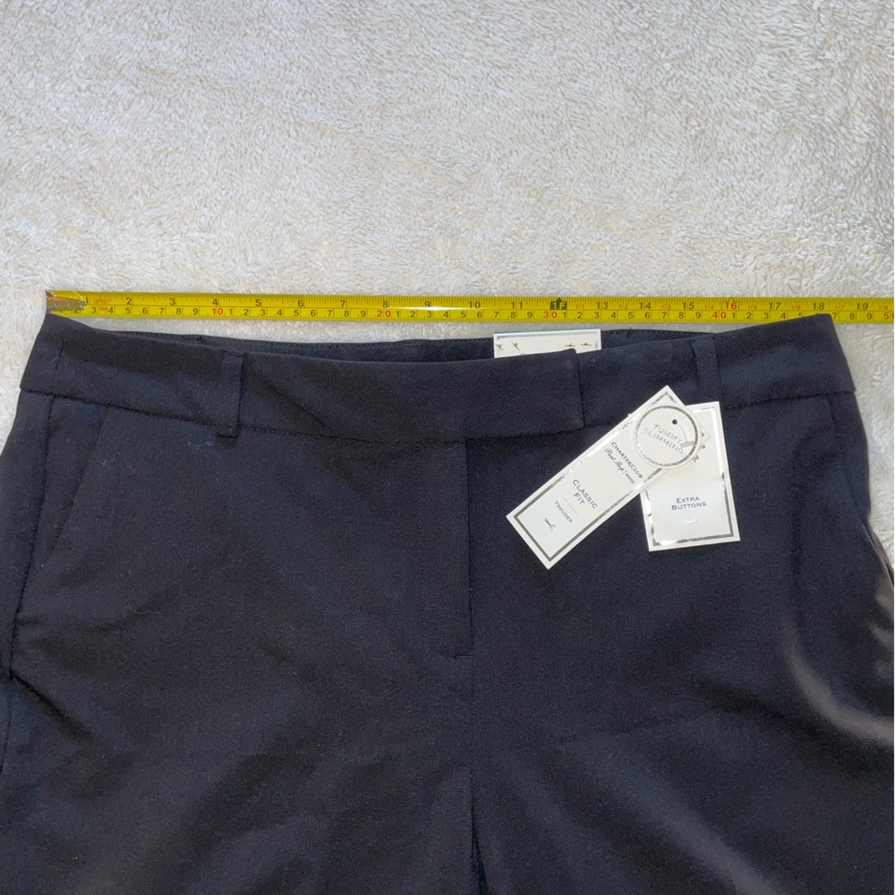 Charter Club Black Classic Fit Trousers - Picture 4 of 5